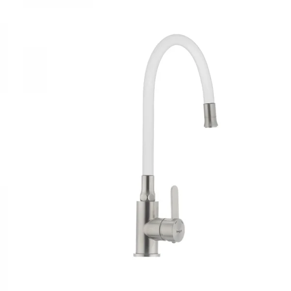 Смеситель для кухни с гибким силиконовым изливом Ibergrif M22119-3 (IB0064)