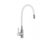 Смеситель для кухни с гибким силиконовым изливом Ibergrif M22119-3 (IB0064)