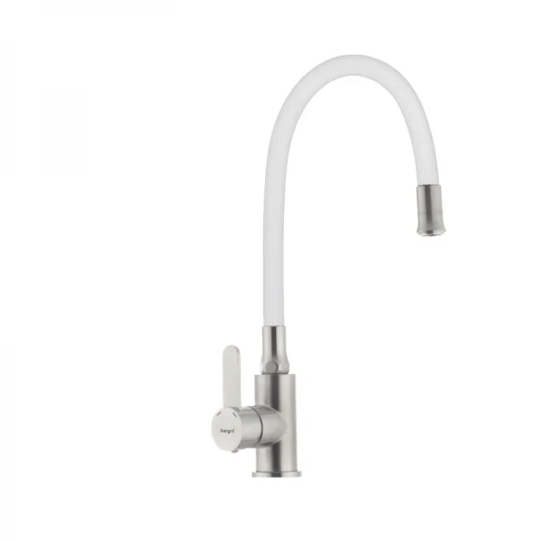 Смеситель для кухни с гибким силиконовым изливом Ibergrif M22119-3 (IB0064)