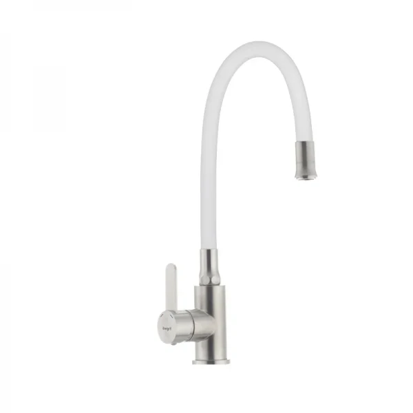 Смеситель для кухни с гибким силиконовым изливом Ibergrif M22119-3 (IB0064)