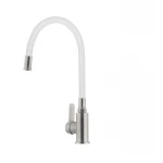 Смеситель для кухни с гибким силиконовым изливом Ibergrif M22119-3 (IB0064)