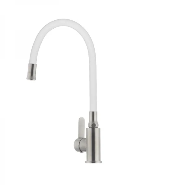 Смеситель для кухни с гибким силиконовым изливом Ibergrif M22119-3 (IB0064)