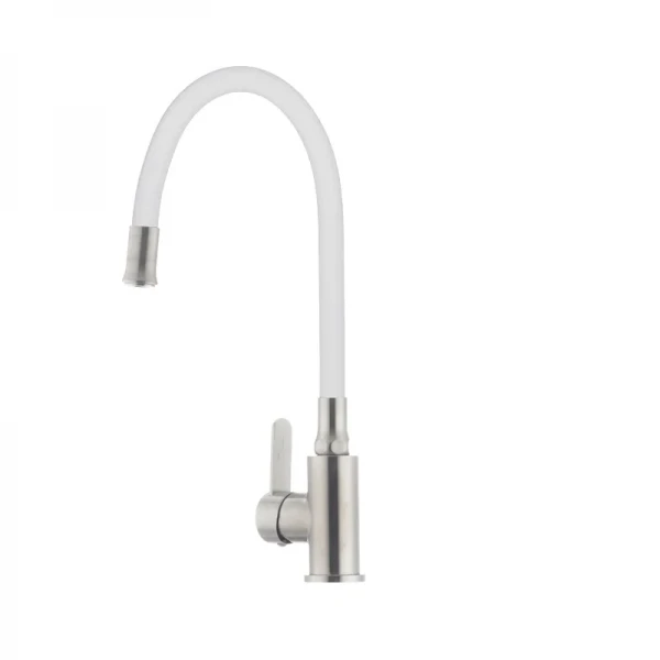 Смеситель для кухни с гибким силиконовым изливом Ibergrif M22119-3 (IB0064)