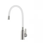 Смеситель для кухни с гибким силиконовым изливом Ibergrif M22119-3 (IB0064)