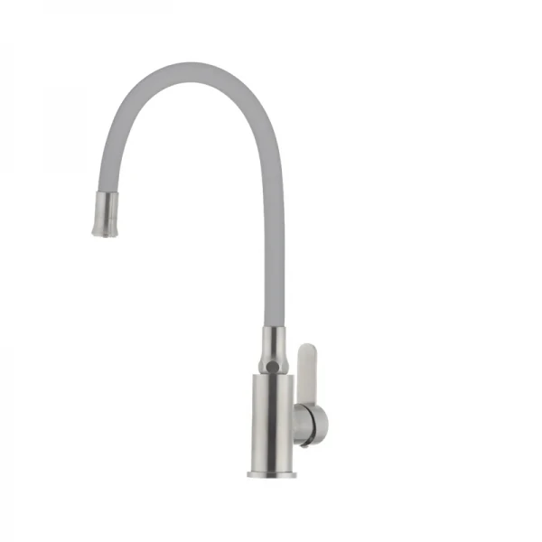 Смеситель для кухни с гибким силиконовым изливом Ibergrif M22119-9 (IB0065)