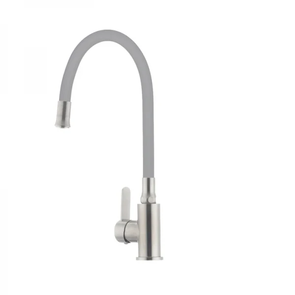 Смеситель для кухни с гибким силиконовым изливом Ibergrif M22119-9 (IB0065)