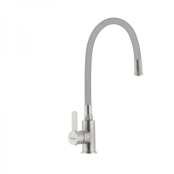 Смеситель для кухни с гибким силиконовым изливом Ibergrif M22119-9 (IB0065)