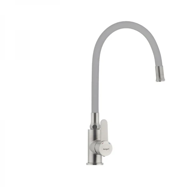 Смеситель для кухни с гибким силиконовым изливом Ibergrif M22119-9 (IB0065)