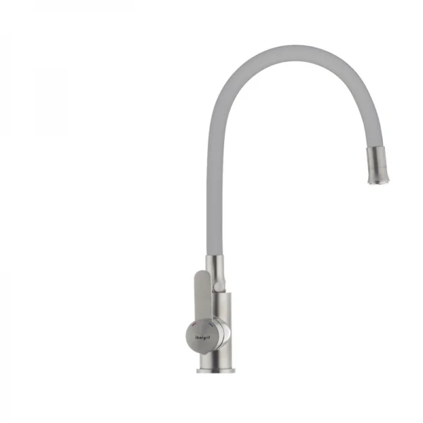 Смеситель для кухни с гибким силиконовым изливом Ibergrif M22119-9 (IB0065)