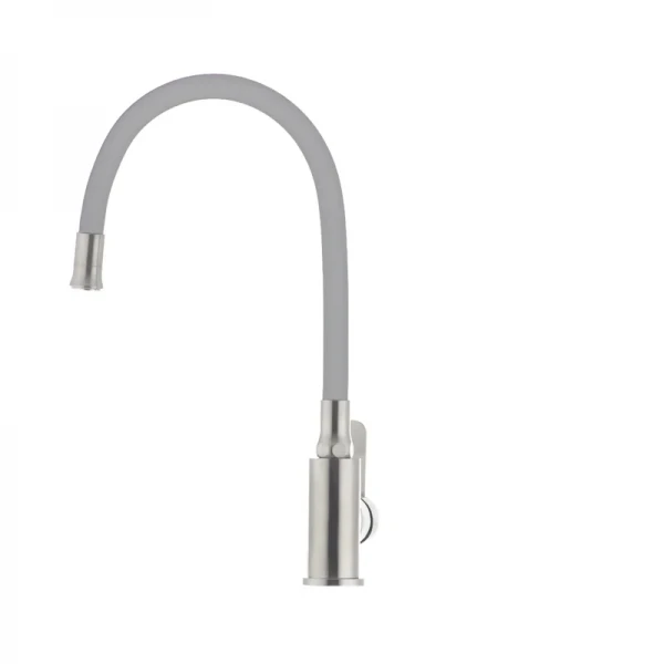 Смеситель для кухни с гибким силиконовым изливом Ibergrif M22119-9 (IB0065)