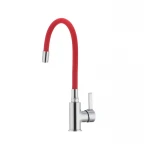 Смеситель для кухни с гибким силиконовым изливом Ibergrif M22112-1 (IB0067)