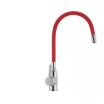 Смеситель для кухни с гибким силиконовым изливом Ibergrif M22112-1 (IB0067)