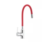 Смеситель для кухни с гибким силиконовым изливом Ibergrif M22112-1 (IB0067)