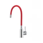 Смеситель для кухни с гибким силиконовым изливом Ibergrif M22112-1 (IB0067)