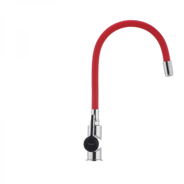 Смеситель для кухни с гибким силиконовым изливом Ibergrif M22112-1 (IB0067)