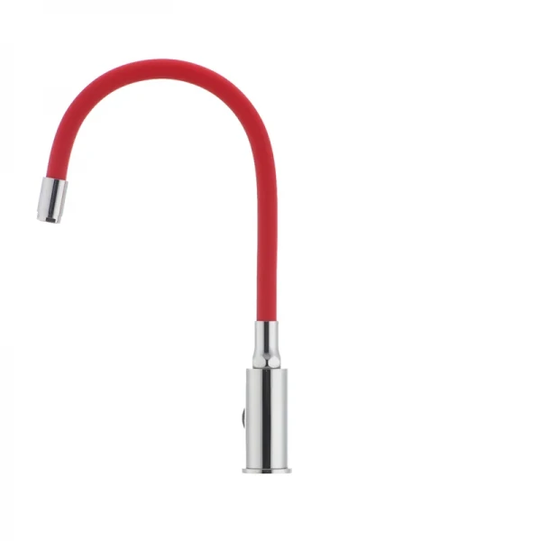 Смеситель для кухни с гибким силиконовым изливом Ibergrif M22112-1 (IB0067)