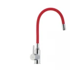 Смеситель для кухни с гибким силиконовым изливом Ibergrif M22112-1 (IB0067)