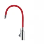 Смеситель для кухни с гибким силиконовым изливом Ibergrif M22112-1 (IB0067)