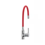 Смеситель для кухни с гибким силиконовым изливом Ibergrif M22112-1 (IB0067)