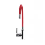 Смеситель для кухни с гибким силиконовым изливом Ibergrif M22112-1 (IB0067)