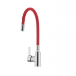 Смеситель для кухни с гибким силиконовым изливом Ibergrif M22112-1 (IB0067)