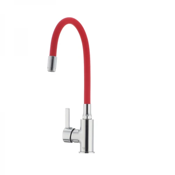 Смеситель для кухни с гибким силиконовым изливом Ibergrif M22112-1 (IB0067)