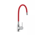 Смеситель для кухни с гибким силиконовым изливом Ibergrif M22112-1 (IB0067)