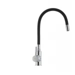 Смеситель для кухни с гибким силиконовым изливом Ibergrif M22112-2 (IB0068)