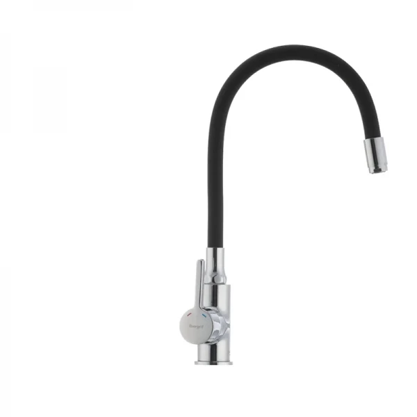 Смеситель для кухни с гибким силиконовым изливом Ibergrif M22112-2 (IB0068)