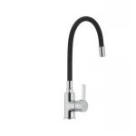 Смеситель для кухни с гибким силиконовым изливом Ibergrif M22112-2 (IB0068)