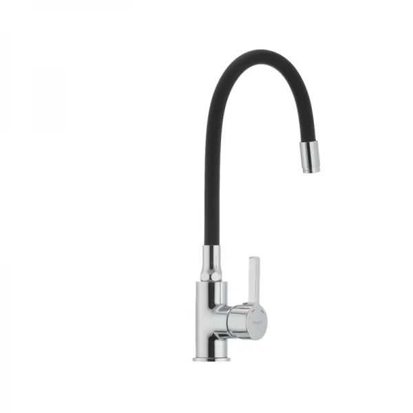 Смеситель для кухни с гибким силиконовым изливом Ibergrif M22112-2 (IB0068)