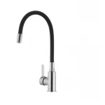 Смеситель для кухни с гибким силиконовым изливом Ibergrif M22112-2 (IB0068)