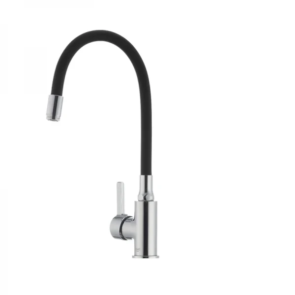 Смеситель для кухни с гибким силиконовым изливом Ibergrif M22112-2 (IB0068)