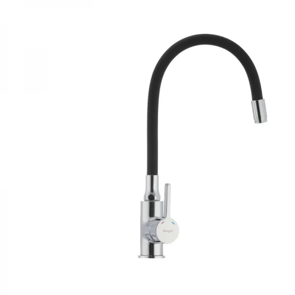 Смеситель для кухни с гибким силиконовым изливом Ibergrif M22112-2 (IB0068)