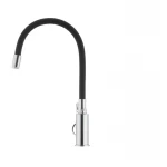Смеситель для кухни с гибким силиконовым изливом Ibergrif M22112-2 (IB0068)