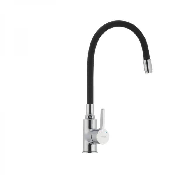 Смеситель для кухни с гибким силиконовым изливом Ibergrif M22112-2 (IB0068)