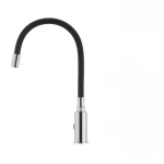 Смеситель для кухни с гибким силиконовым изливом Ibergrif M22112-2 (IB0068)