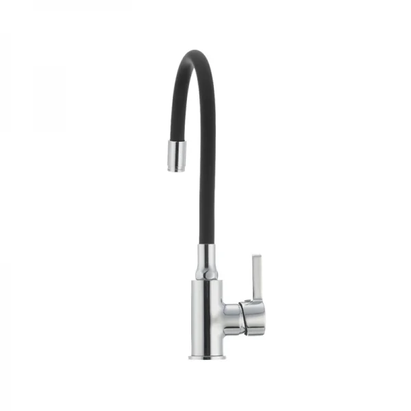 Смеситель для кухни с гибким силиконовым изливом Ibergrif M22112-2 (IB0068)