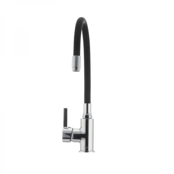 Смеситель для кухни с гибким силиконовым изливом Ibergrif M22112-2 (IB0068)