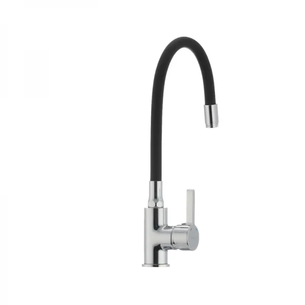 Смеситель для кухни с гибким силиконовым изливом Ibergrif M22112-2 (IB0068)