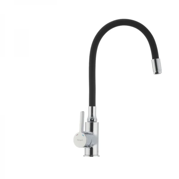 Смеситель для кухни с гибким силиконовым изливом Ibergrif M22112-2 (IB0068)