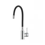 Смеситель для кухни с гибким силиконовым изливом Ibergrif M22112-2 (IB0068)