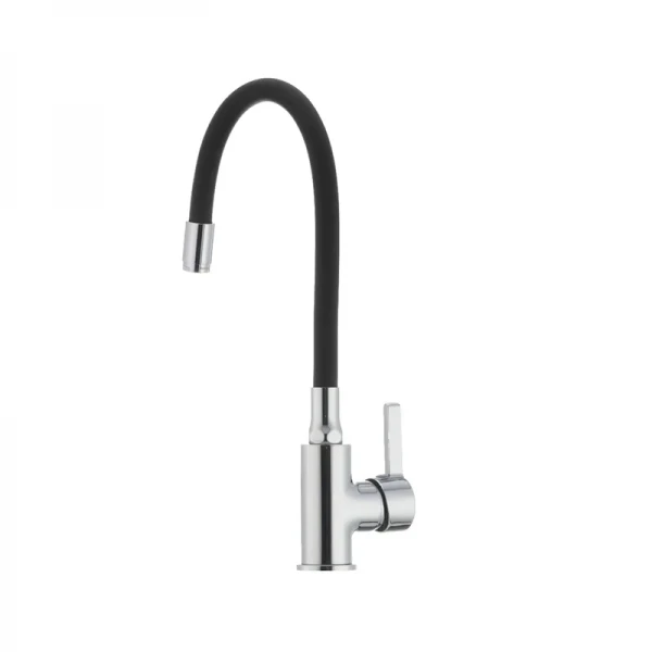 Смеситель для кухни с гибким силиконовым изливом Ibergrif M22112-2 (IB0068)