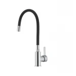 Смеситель для кухни с гибким силиконовым изливом Ibergrif M22112-2 (IB0068)