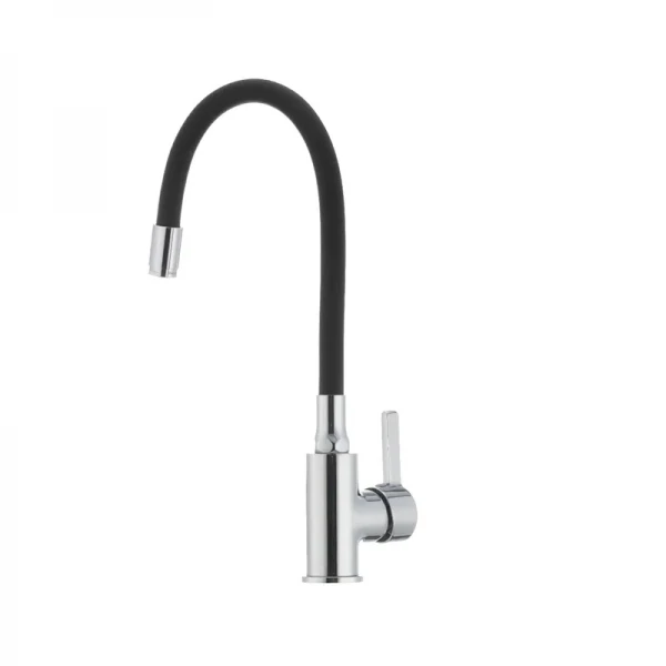 Смеситель для кухни с гибким силиконовым изливом Ibergrif M22112-2 (IB0068)