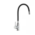 Смеситель для кухни с гибким силиконовым изливом Ibergrif M22112-2 (IB0068)