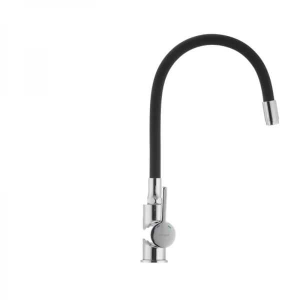 Смеситель для кухни с гибким силиконовым изливом Ibergrif M22112-2 (IB0068)