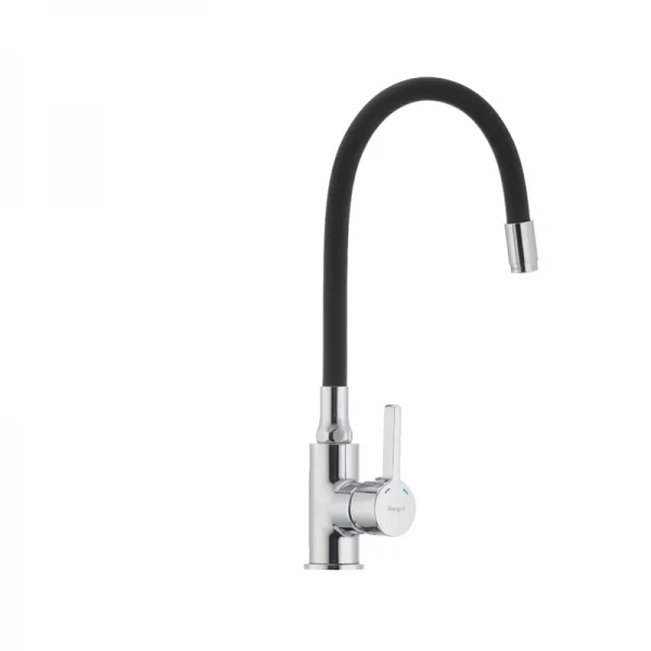 Смеситель для кухни с гибким силиконовым изливом Ibergrif M22112-2 (IB0068)