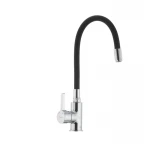 Смеситель для кухни с гибким силиконовым изливом Ibergrif M22112-2 (IB0068)