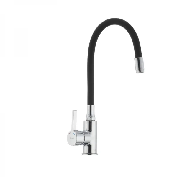 Смеситель для кухни с гибким силиконовым изливом Ibergrif M22112-2 (IB0068)